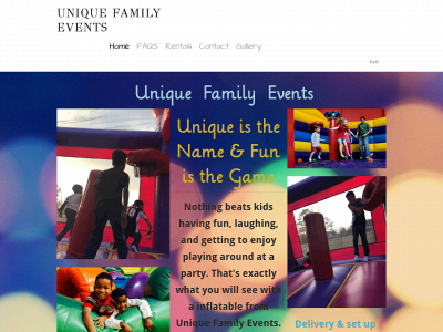 www.uniquefamilyevent.com snapshot
