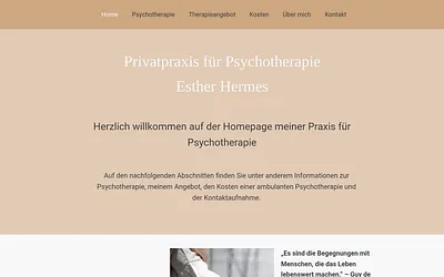 psychotherapie-hermes.de snapshot