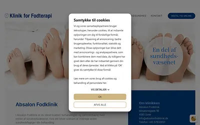 absalonfodklinik.dk snapshot