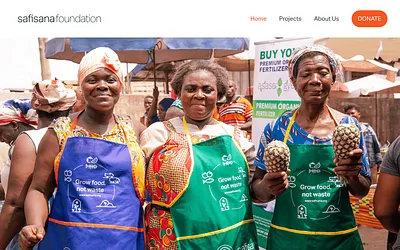 safisanafoundation.org snapshot