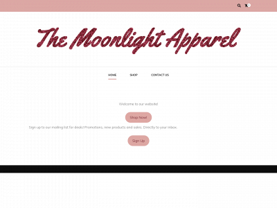 themoonlightapparel.com snapshot