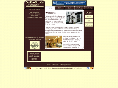 onthesands.co.uk snapshot