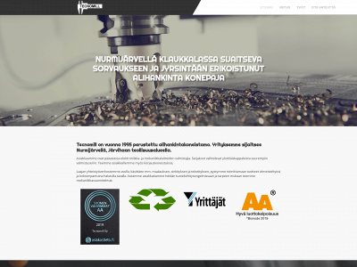 tecnomill.fi snapshot