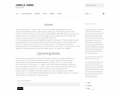 caroleyorke-author.com snapshot