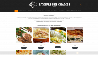 saveursdeschamps.be snapshot
