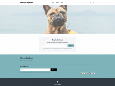 lifestyledogtreats.com snapshot