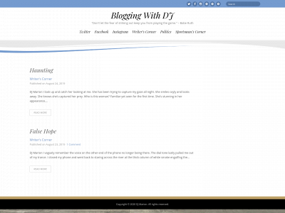 bloggingwithdj.com snapshot