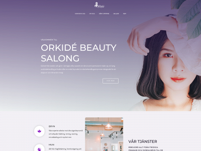 orkidebeautysalong.se snapshot