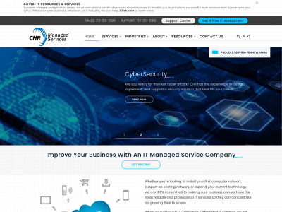 chrmanagedservices.com snapshot