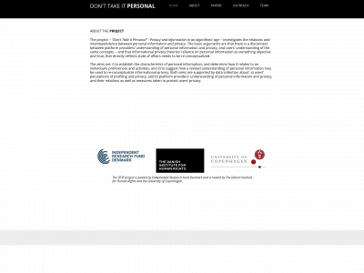 donttakeitpersonal.net snapshot