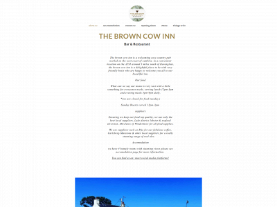 thebrowncow-inn.co.uk snapshot