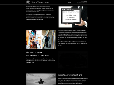 devontransportation.com snapshot
