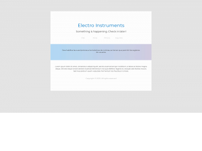 electro-instruments.com snapshot