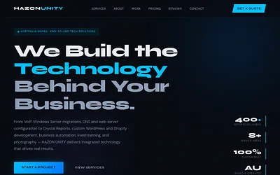 hazon.com.au snapshot