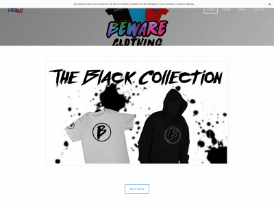 www.beware-clothing.com snapshot