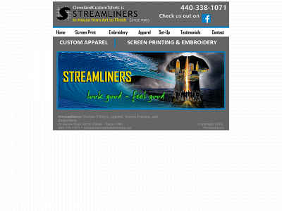 clevelandcustomtshirts.com snapshot