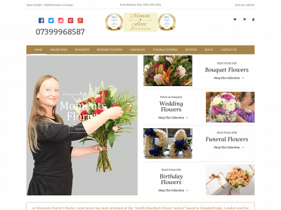 momentsflorist.co.uk snapshot