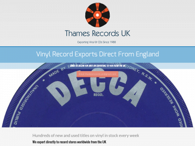 thamesrecords.co.uk snapshot
