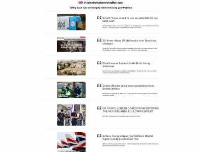 thisisntwhatwevotedfor.com snapshot
