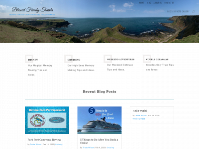 blessedfamilytravels.com snapshot