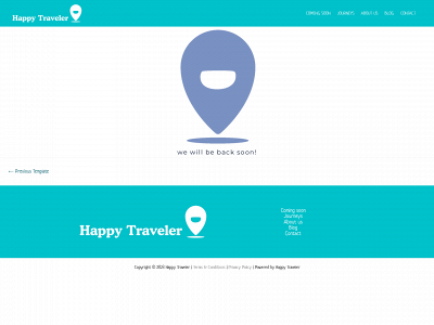 happy-traveler.org snapshot