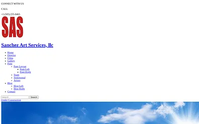 sanchezartservices.com snapshot