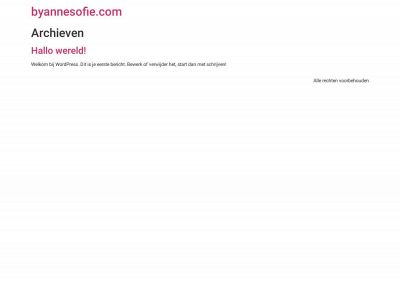 byannesofie.com snapshot