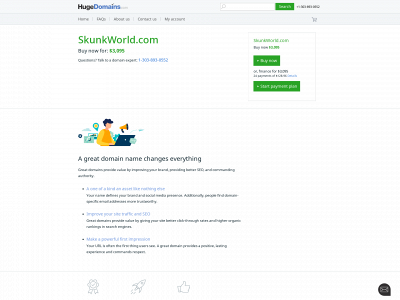 skunkworld.com snapshot
