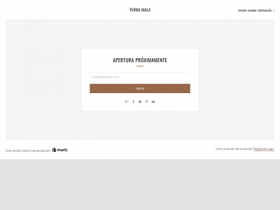 yerbamala.com snapshot