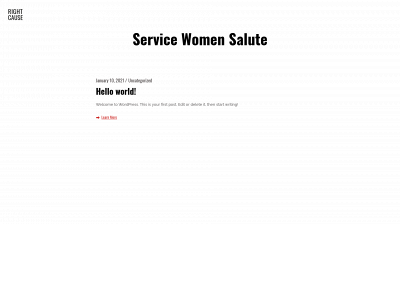 servicewomensalute.net snapshot
