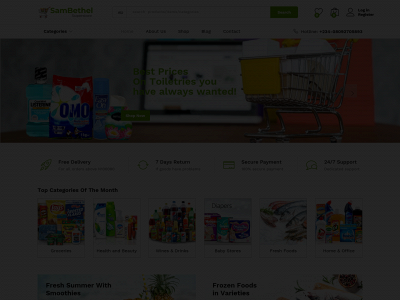sambethelsuperstores.com snapshot