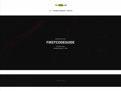 firstcodeguide.com snapshot