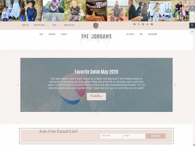 followingthejordans.com snapshot