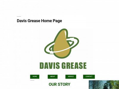davisgrease.com snapshot
