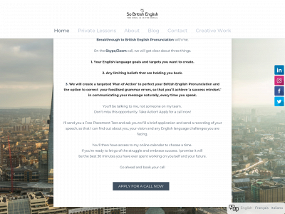 www.sobritishenglish.com snapshot