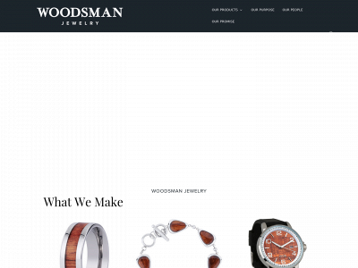 woodsmanjewelry.com snapshot