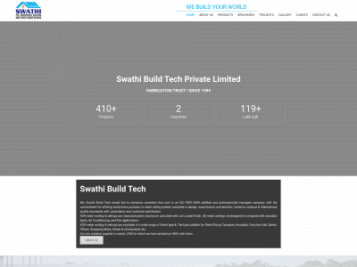 swathibuildtech.in snapshot