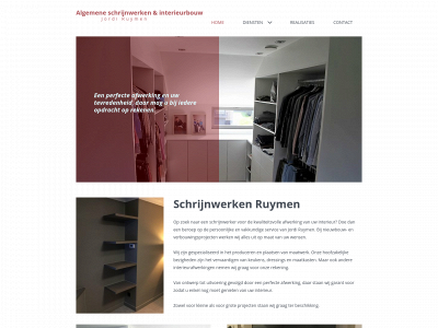 schrijnwerkenruymen.be snapshot