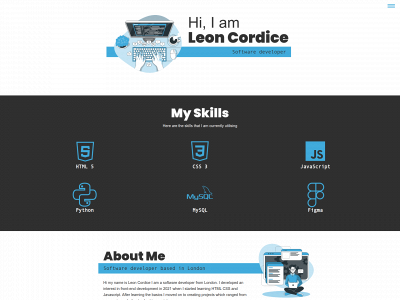 leoncordice.com snapshot