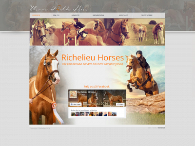 richelieu-horses.dk snapshot
