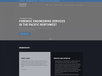 sylvesterforensics.com snapshot