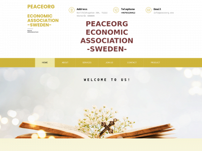 peaceorg.one snapshot