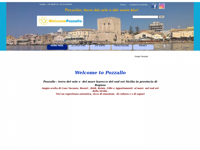 welcomepozzallo.it snapshot