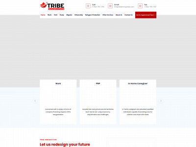 tribeimmigration.com snapshot