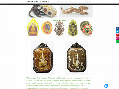 www.tanyathaiamulet.com snapshot