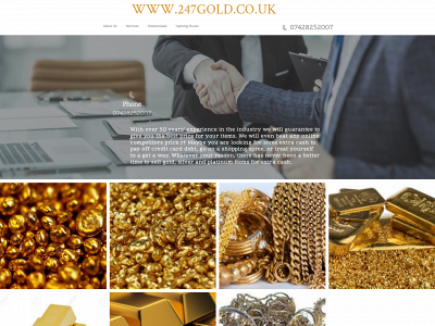247gold.co.uk snapshot