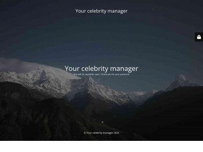 yourcelebritymanager.com snapshot