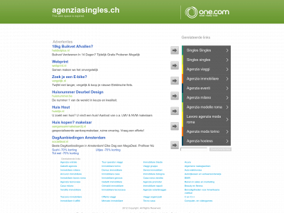 agenziasingles.ch snapshot