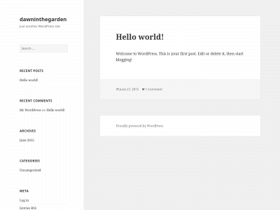 dawninthegarden.com snapshot