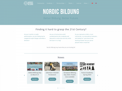 nordicbildung.org snapshot
